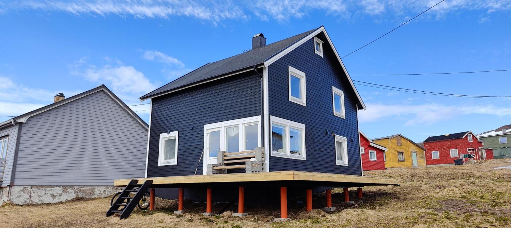 Ferienwohnung Barents Sea Window Ytre Kiberg Exterior foto